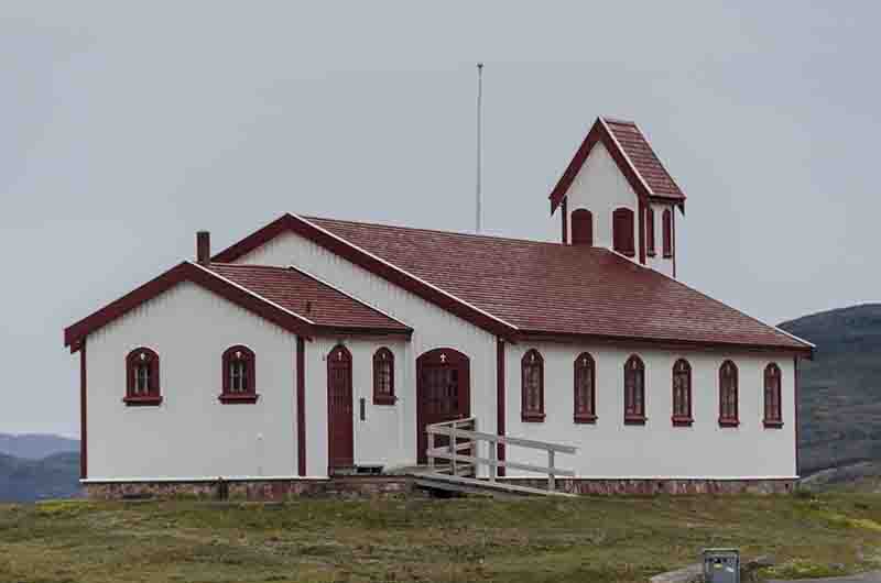 198 - Groenlandia - Narsaq - iglesia
